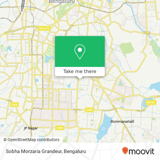 Sobha Morzaria Grandeur map