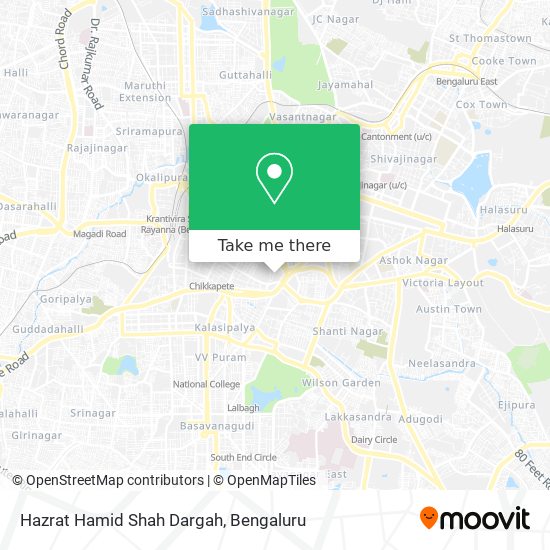 Hazrat Hamid Shah Dargah map