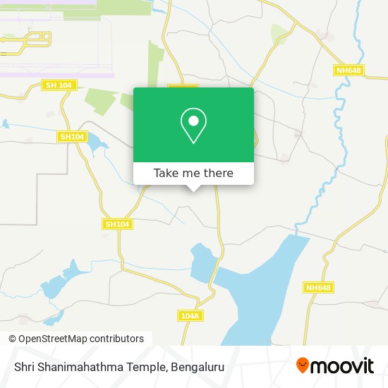 Shri Shanimahathma Temple map