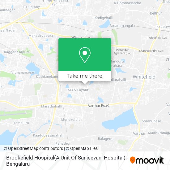 Brookefield Hospital(A Unit Of Sanjeevani Hospital) map