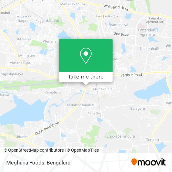 Meghana Foods map