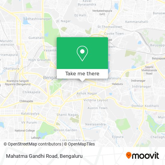 Mahatma Gandhi Road map