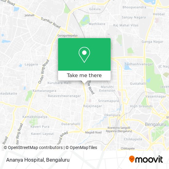 Ananya Hospital map