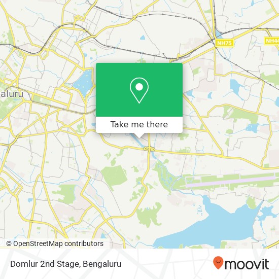 Domlur 2nd Stage map