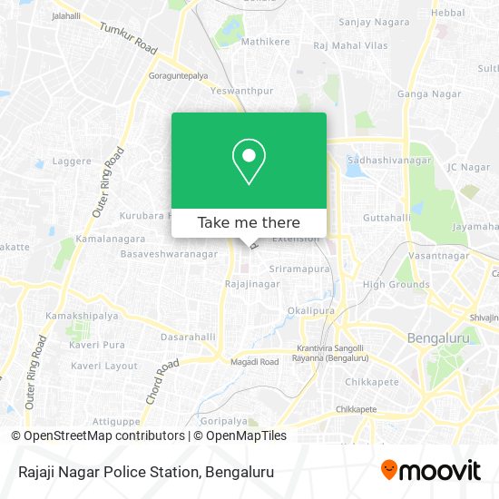Rajaji Nagar Police Station map
