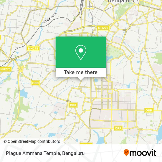 Plague Ammana Temple map