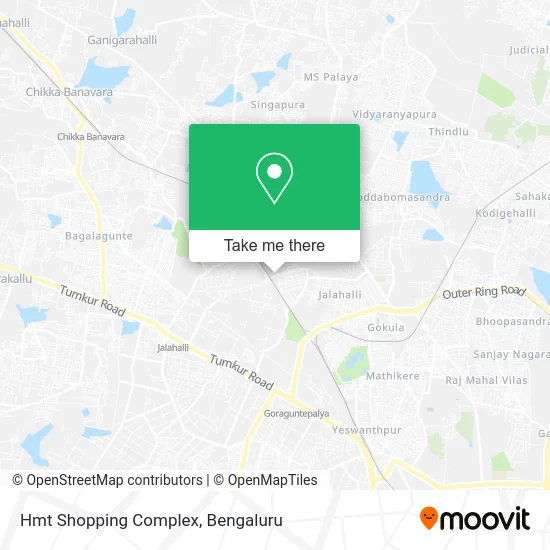 Hmt Shopping Complex map