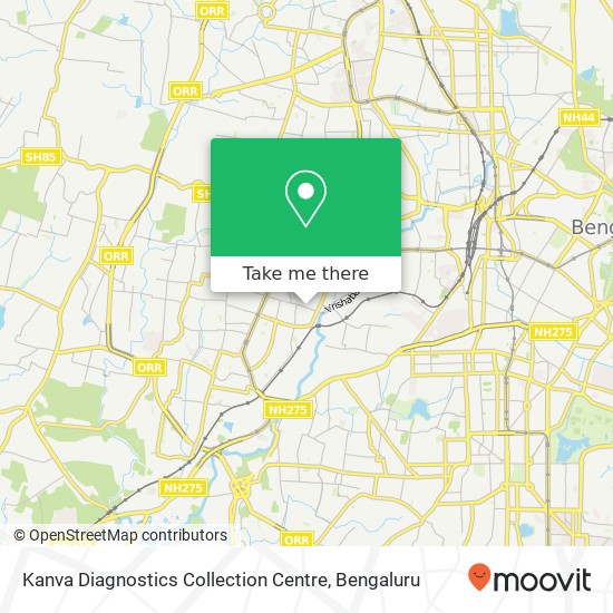 Kanva Diagnostics Collection Centre map