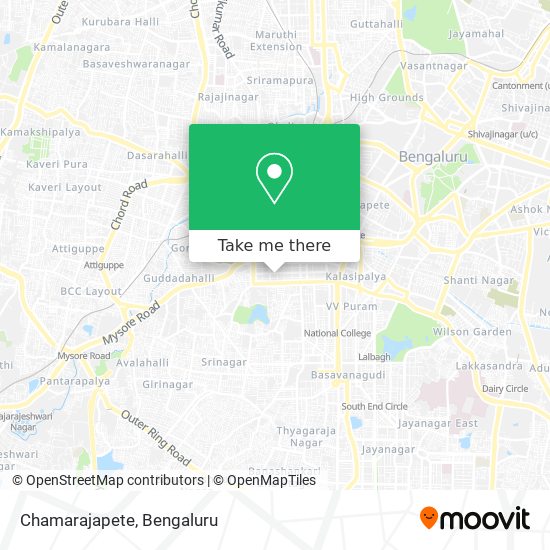 Chamarajapete map