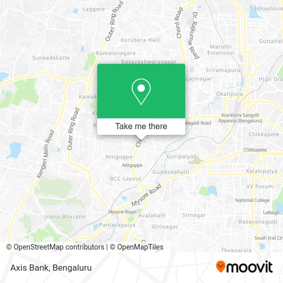Axis Bank map