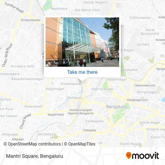 Mantri Square map