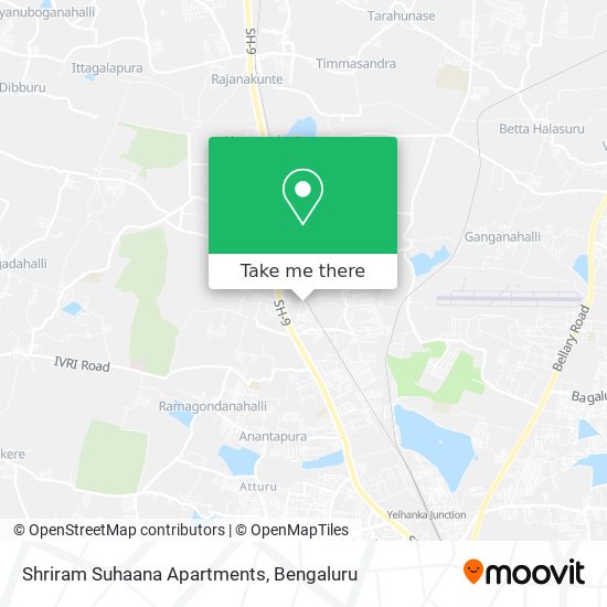 Shriram Suhaana Apartments map