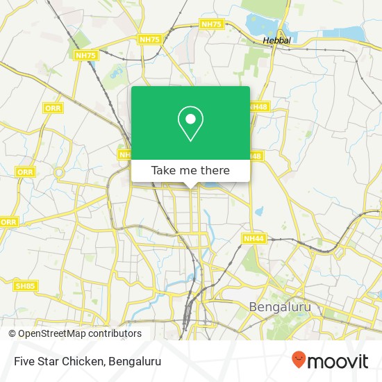 Five Star Chicken map