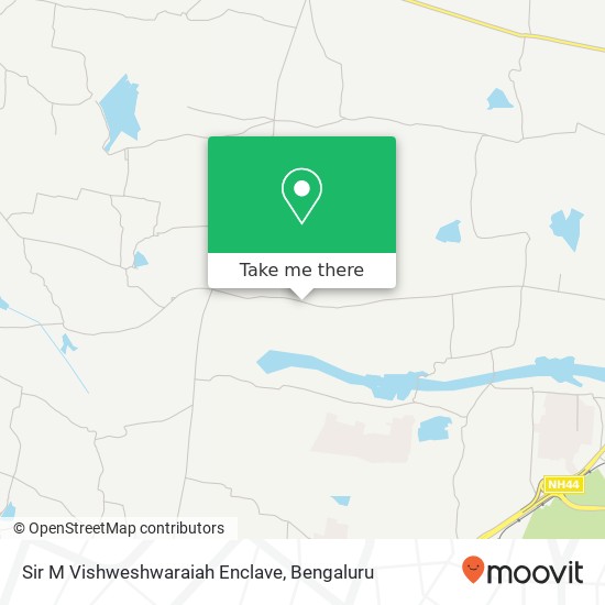 Sir M Vishweshwaraiah Enclave map