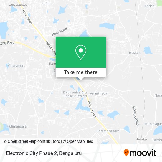 Electronic City Phase 2 map