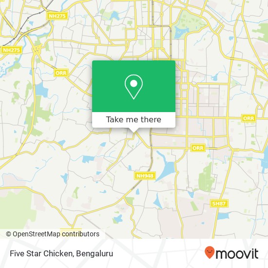 Five Star Chicken map