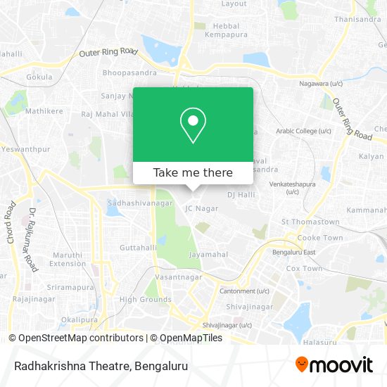 Radhakrishna Theatre map