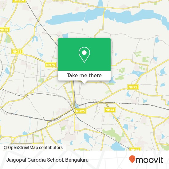 Jaigopal Garodia School map