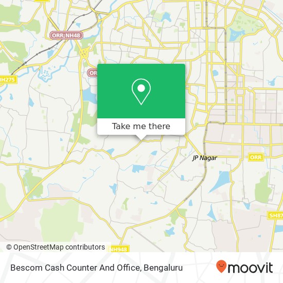 Bescom Cash Counter And Office map