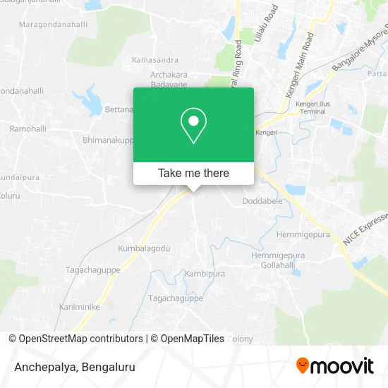 Anchepalya map