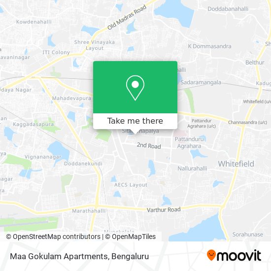 Maa Gokulam Apartments map