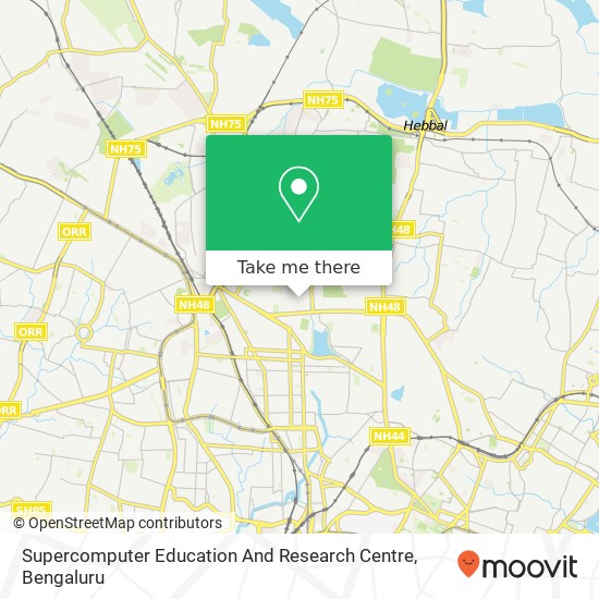 Supercomputer Education And Research Centre map