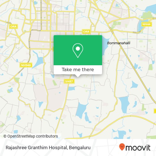 Rajashree Granthim Hospital map