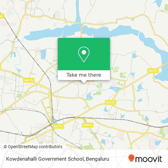 Kowdenahalli Government School map