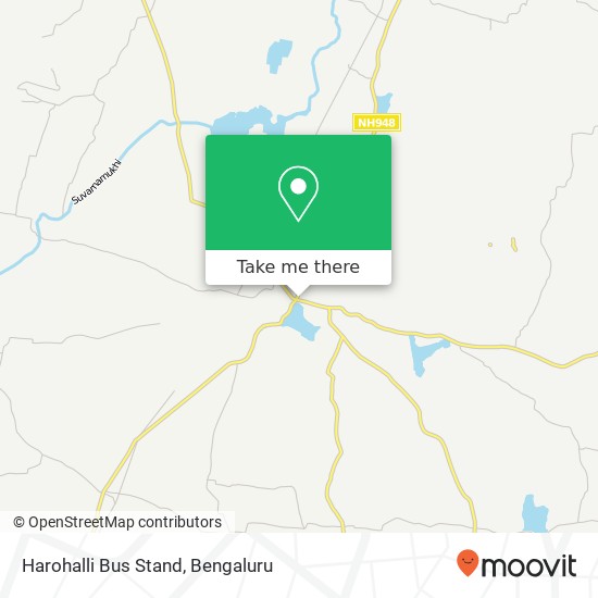 Harohalli Bus Stand map