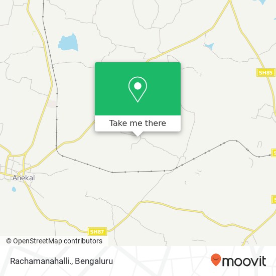 Rachamanahalli. map