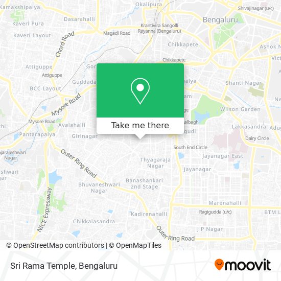 Sri Rama Temple map