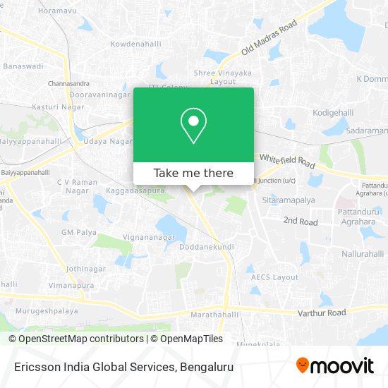 Ericsson India Global Services map