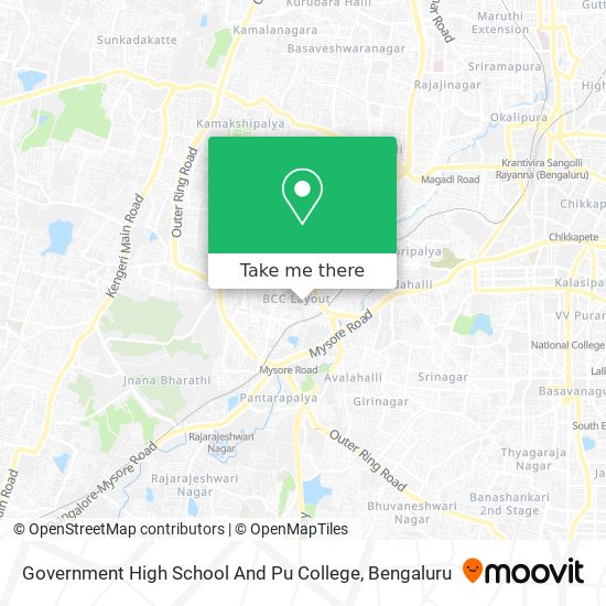 Government High School And Pu College map