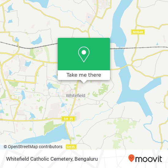 Whitefield Catholic Cemetery map