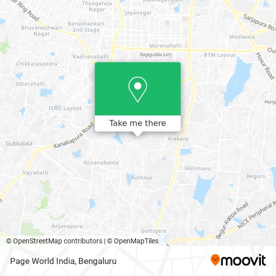 Page World India map