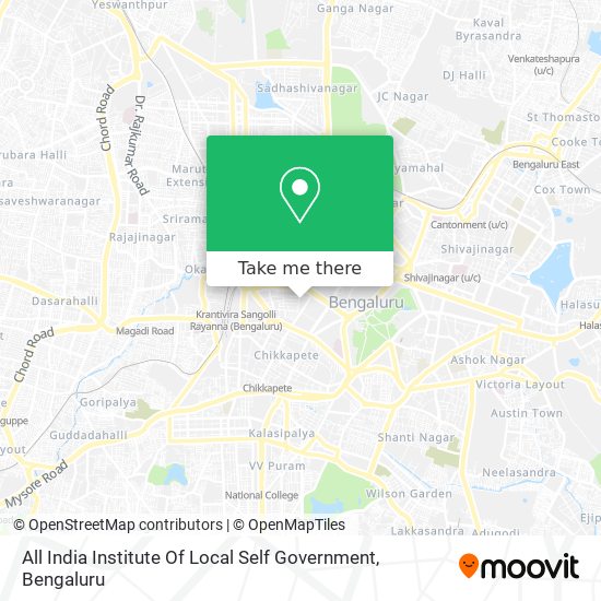 All India Institute Of Local Self Government map