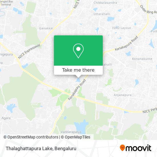Thalaghattapura Lake map
