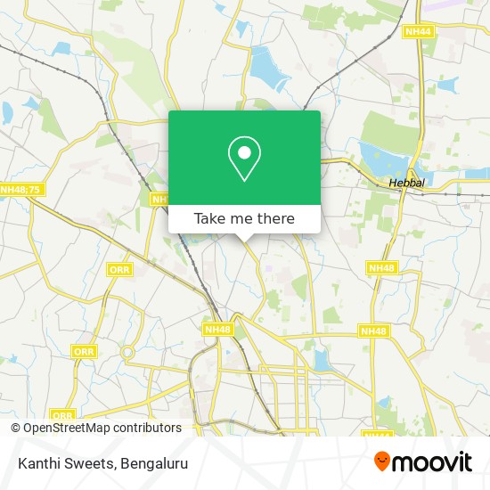 Kanthi Sweets map