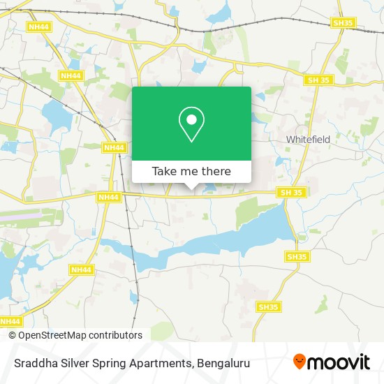 Sraddha Silver Spring Apartments map