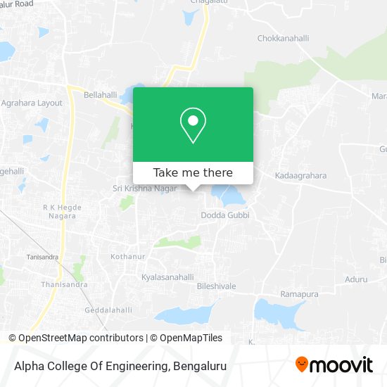 Alpha College Of Engineering map