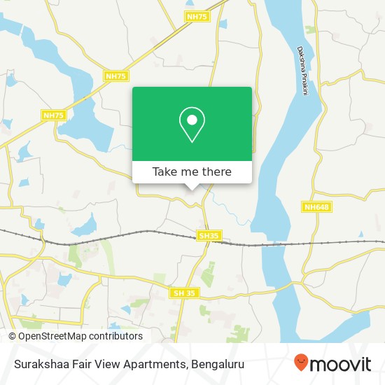 Surakshaa Fair View Apartments map