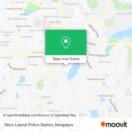 Mico Layout Police Station map