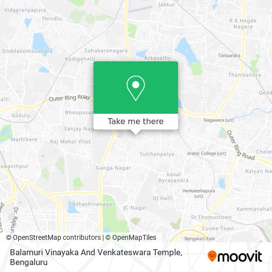 Balamuri Vinayaka And Venkateswara Temple map