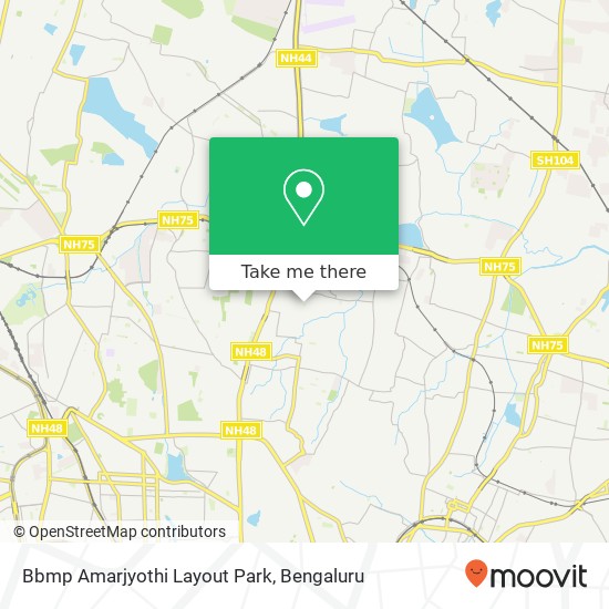 Bbmp Amarjyothi Layout Park map
