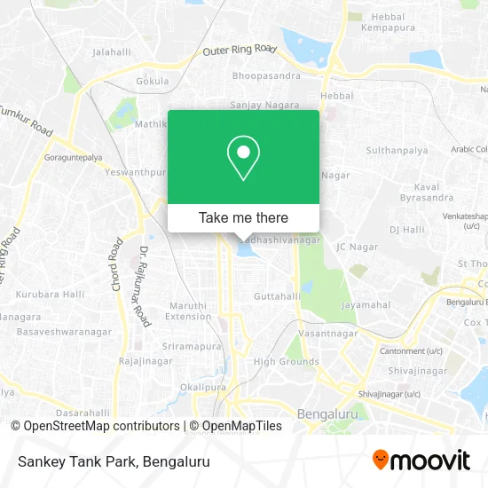 Sankey Tank Park map