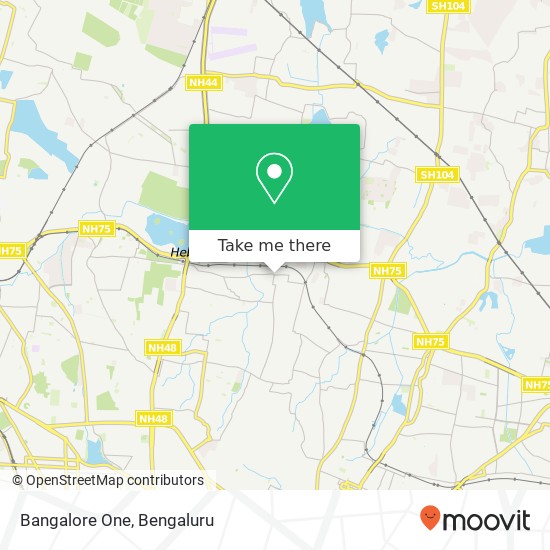 Bangalore One map