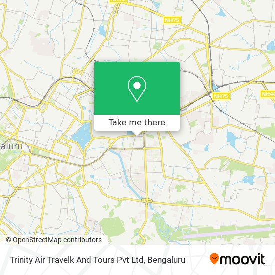 Trinity Air Travelk And Tours Pvt Ltd map