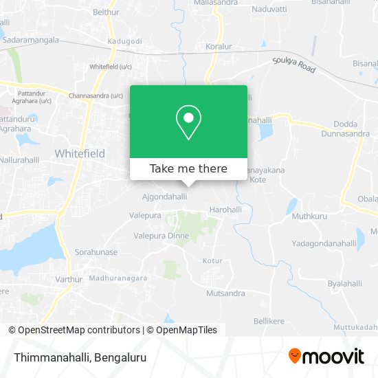 Thimmanahalli map