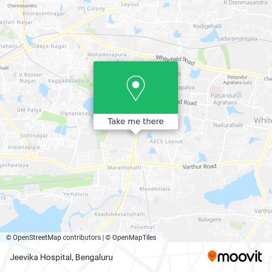 Jeevika Hospital map