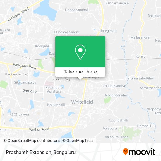 Prashanth Extension map